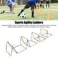 thumbnail image 4 of Échelle d'Entraînement, Échelle Fixe en Fer avec Sac de Rangement pour Entraînement de Soccer, 4 of 8