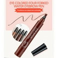 thumbnail image 3 of Eyebrow Pencil Eyebrow Microblading Pen - Eye Makeup Brow Pen Liquid Pencil with 4 Micro-Fork Tip, Waterproof & Long-Lasting & Smudge-Proof Brow Pencil, Voluminous Hair Stays on All Day, 3 of 6