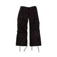 thumbnail image 2 of Rothco Womens Vintage Paratrooper Fatigue Pants,Black, 2 of 3