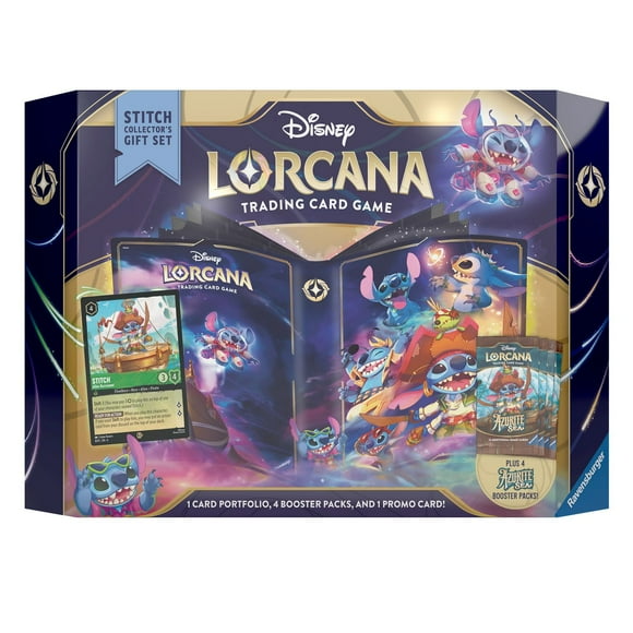 Disney Lorcana Trading Card Game by Ravensburger – Stitch Collector's Gift Set – Azurite Sea