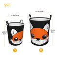thumbnail image 5 of Laundry Basket Organizer Collapsible -Kawaii Fox Cute Dirty Clothes Hamper for Bathroom Kids Girls Boys Laundry Hamper Small, 5 of 8