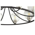 thumbnail image 2 of 672-8-6965 Quorum Lighting Clarion - 8 Light Chandelier-22.25 Inches Tall and 33 Inches Wide-Black/Satin Nickel Finish    -Traditional Installation, 2 of 2