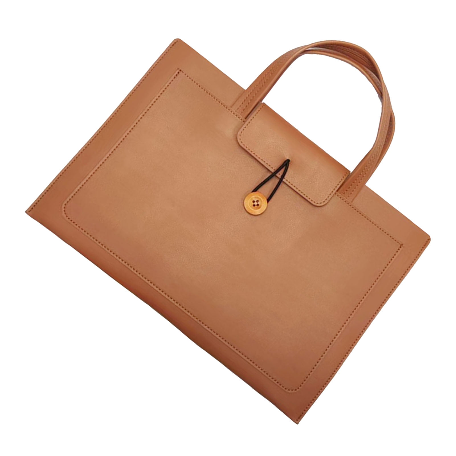 PU Leather Laptop Tote Bag,PU Leather Computer Bag Laptop Bag Handheld Computer Bag Professional Grade