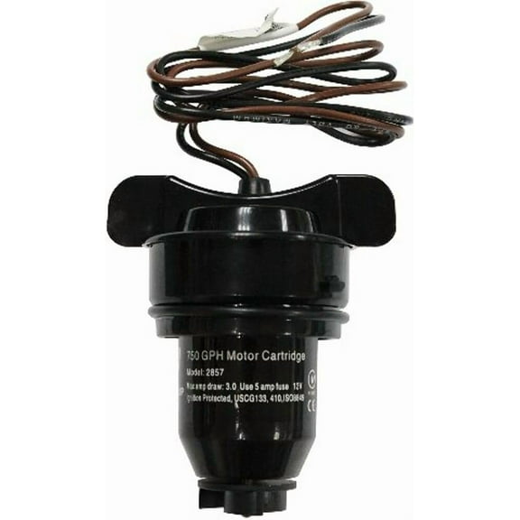 Johnson Pumps 28572 Motor, Replacement 750gph Cartridge 12v