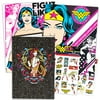 Wonder Woman School Supplies Value Pack -- 2 Folders, Notebook, and Stickers