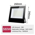 thumbnail image 2 of Lampe de Projection LED 380W 650W Lampe de Projection IP65 Étanche Projecteur Super Lumineux Éclairage de Rue Extérieur pour Jardin, Grand Application, 2 of 8