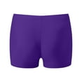 thumbnail image 4 of TOWED22 Women's High Waisted Swim Shorts Board Shorts Swimsuit with Pockets(Purple,L), 4 of 5