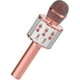 thumbnail image 1 of Karaoke microphone with speaker - Rose Gold, 1 of 5