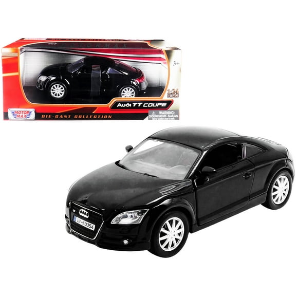 Audi TT Coupe Black 1/24 Diecast Model Car by Motormax