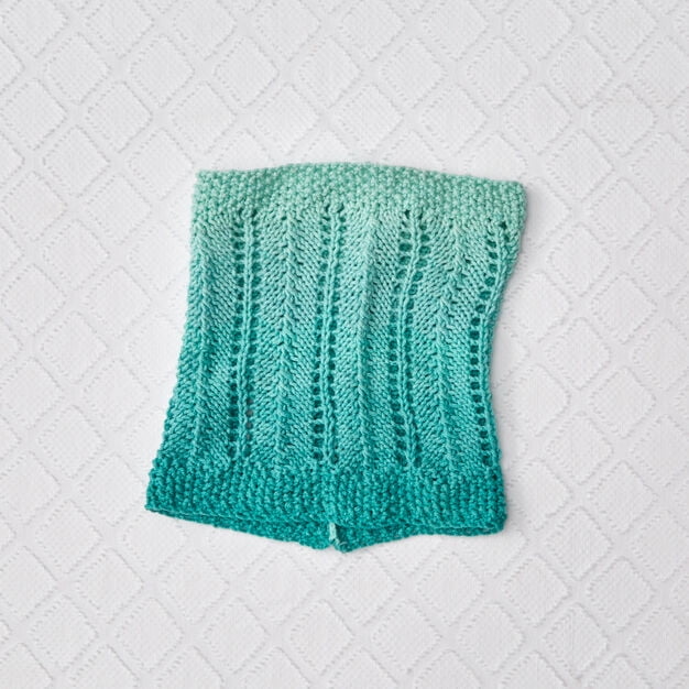 A spicier life crochet along done with red heart ombré spearmint