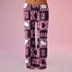thumbnail image 1 of Anime Pajamas for Women Girls Cute Cartoon Cat Print Kawaii Casual Sleep Pajama Pants, 1 of 5