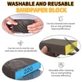 thumbnail image 4 of WLGJL 10 pack 60-220 Sanding Sponge, Washable and Reusable Handmade Sandpaper Block, for Wooden Drywall Sheetrock and Metal Glazing, 4 of 7