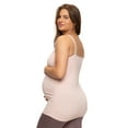 thumbnail image 2 of Felina | Cotton Modal Maternity Cami with Nursing Clips (Sepia Rose, Large), 2 of 3