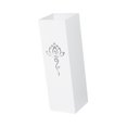 thumbnail image 3 of Shangren Umbrella Stand Rack Iron Drain Rack Square Umbrella Organizer for Home Hotel White Lotus, 3 of 8