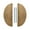 Antique bronze-64 hole distance, variant on Vintage Style Cupboard Knobs Ergonomic Semi Circular Drawer Handles Pair Easy Grip for Kitchen Wardrobe Dresser Cupboard