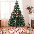 thumbnail image 7 of Sikiie Cute Mushroom 30-48 inches {designName} Print Christmas Tree Skirt Snowman Xmas Tree Skirt with Edge Christmas Decorations for Holiday Party48", 7 of 7