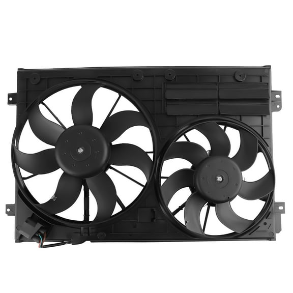 maXpeedingrods Engine Radiator Cooling Fan Assembly for Audi A3 Quattro TT Quattro for VW Beetle CC Eos Golf Jetta Passat 2005-2017 Replacement 1K0959455EA 1K0959455ES