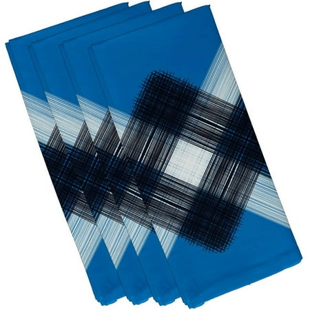 Simply Daisy 19  x 19  String Art Geometric Print Napkins  Set of 4