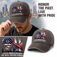 thumbnail image 6 of 9/11 Patriot Day Memorial Dad Hat We Will Never Forget 9 11 Trucker Hat Patriot Day Hat Memorial Honor Heroes Casual Hat for Daily Wear, 6 of 7
