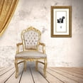 thumbnail image 3 of Edwins, Hugo 9x14 Gold Ornate Wood Framed with Double Matting Museum Art Print Titled - Photoshoot II  (Sit Still), 3 of 4