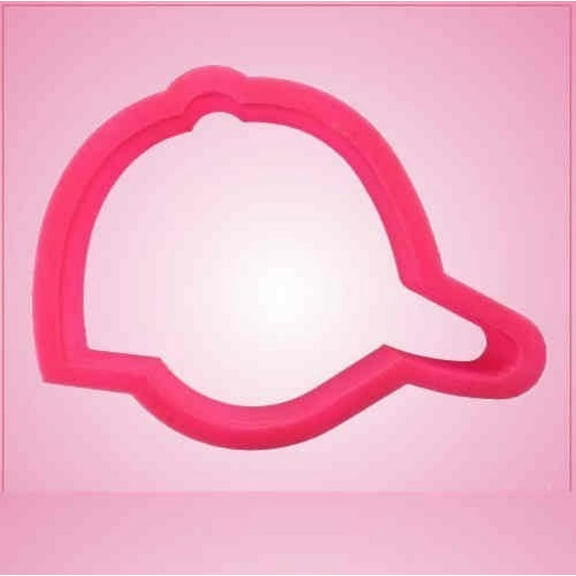 Pink Baseball Cap Cookie Cutter