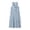 Blue, variant on HBBIKVI Ruffle V-Neck Maxi Dress for Women Summer Sleeveless Striped Shift Dress with Side Pockets and Loose Relaxed Fit for ease Beach Vacation Days