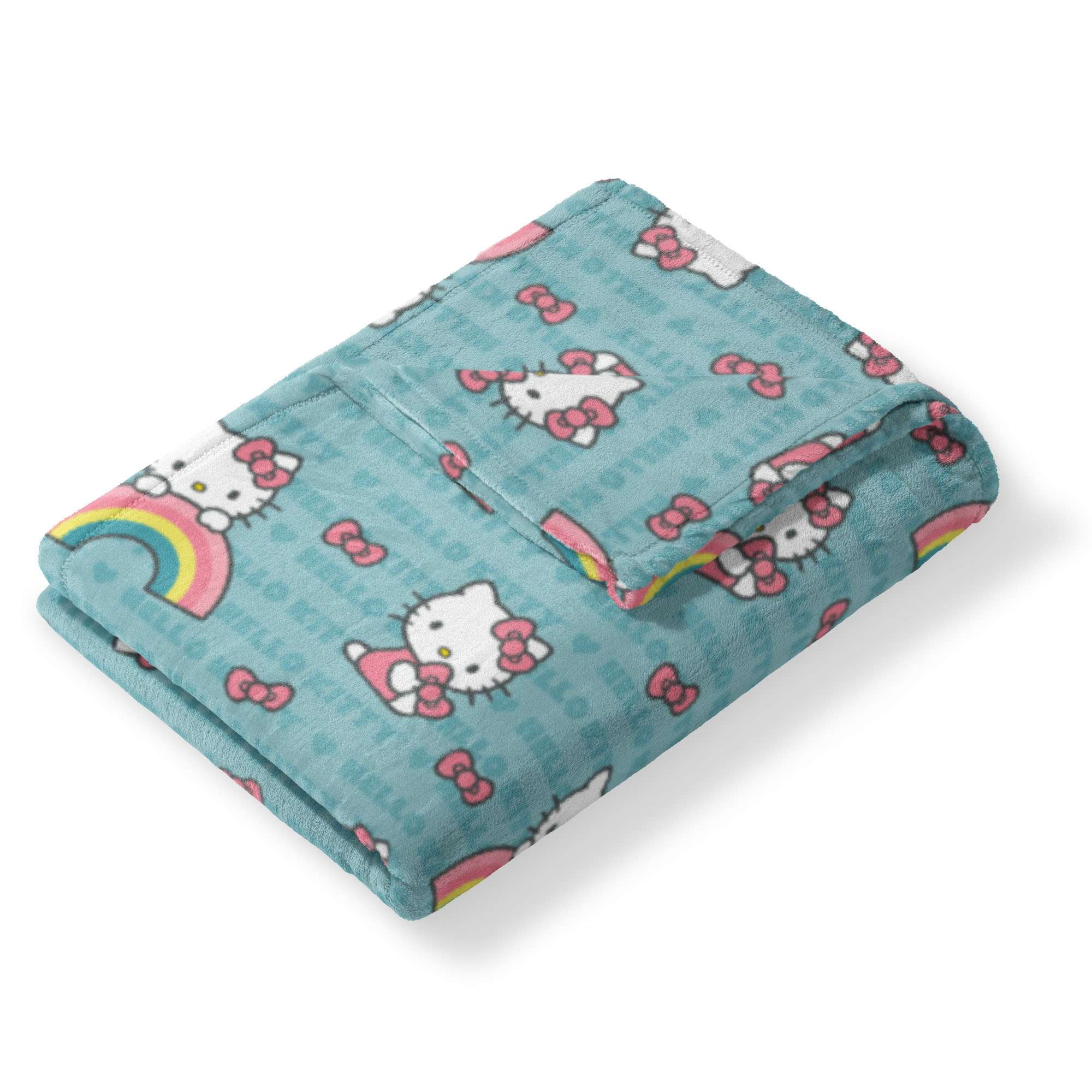 Sanrio Hello Kitty Bow So Sweet Kids Silk Touch Throw Blanket