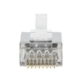 thumbnail image 2 of Tripp Lite FTP 100 Pack RJ45 Cat6 Pass-Through Modular Plug, - Connecteur Réseau - RJ-45 (M) - FTP CAT 6/6a - (qty per Pack: 100), 2 of 7