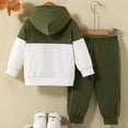 thumbnail image 6 of KEXE Boy Clothes Size 8 2T Boys Clothes Fall/ Winter Toddler Boy Clothes Shirt - 2 Piece Outfit Toddler Sweatpants Set, 6 of 8