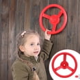 thumbnail image 2 of fastboy Children Swingset Steering Wheel Playground Plastic Safety Swing Set Gaming Device Interactive Game Playing Fixing Accessories Red, 2 of 7