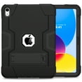 thumbnail image 2 of Dteck Case for iPad 10th Generation 10.9-inch 2022,iPad 11-inch (A16) 2025 Heavy Duty Rugged Case 3-Layer Protection Armor Kickstand Shockproof Cover for iPad 10th/11th Generation,Black, 2 of 8