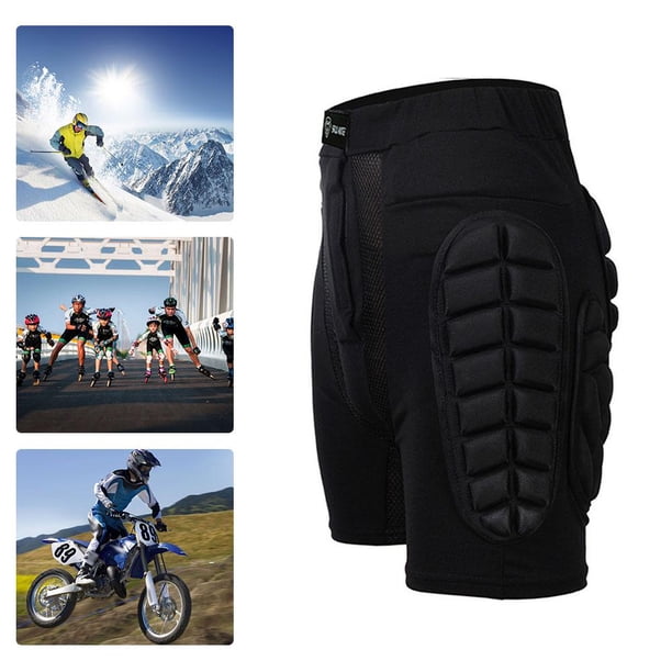 Pantalones Cortos De Protección De Motocross Pantalones cortos de motocross Pantalones de carreras de esquí Equipo de protección deportiva Almohadilla de cadera (M)