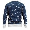 thumbnail image 4 of JIKNTTR Mens Christmas Sweater Stylish Christmas Print Crewneck Sweaters For Men Women Holiday Graphic Pullover Tops Trendy Pullover Sweater, 4 of 4