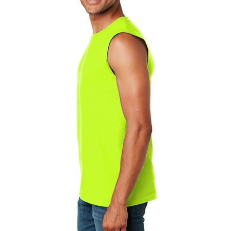 sleeveless tee safety visibility shirts muscle mens shirt