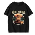 thumbnail image 5 of Camiseta de dibujos animados Bobr Kurwa Grunge para hombre, ropa divertida de los 90, Harajuku, Y2k, moda de la UE, 5 of 5