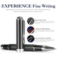 thumbnail image 3 of STONEGO Carbon Fiber Signature Pen - Premium Metal Gel Ink Pen with Micro Point 0.5mm, Black Ink, Smooth Writing Ball Pen for Professional and Everyday Use, 3 of 8