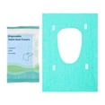 thumbnail image 2 of 10 paquetes de fundas desechables para asiento de inodoro antidesgarro para adultos y niños., 2 of 9