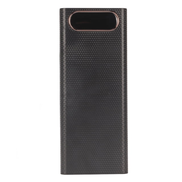 Caja de batería 8x21700, Kit de caja de Banco de energía sin soldadura, cargador de batería DIY, funda exterior de 22,5 W, carga rápida, color negro