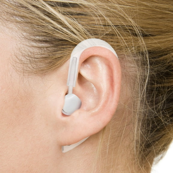FRCOLOR Lost Ear Hooks for Earphones Secure Fit with Rotatable Design Durable Silicone Transparent for Sports