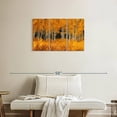thumbnail image 2 of Elephant Stock Grand Teton Aspen Trees Wall Art - Horizontal Multi Panel Canvas - Living Room Wall Decor - Floral And Botanical Multi Panel - Orange And Black Decor - 33" x 20", 2 of 8