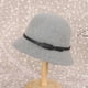 thumbnail image 3 of Sombrero de mujer Otoño e Invierno Sombrero de lana Sombrero de copa de lana para mujer Estilo coreano Cinturón multicolor Sombrero de pescador Elegante sombrero de lavabo con cúpula, 3 of 6