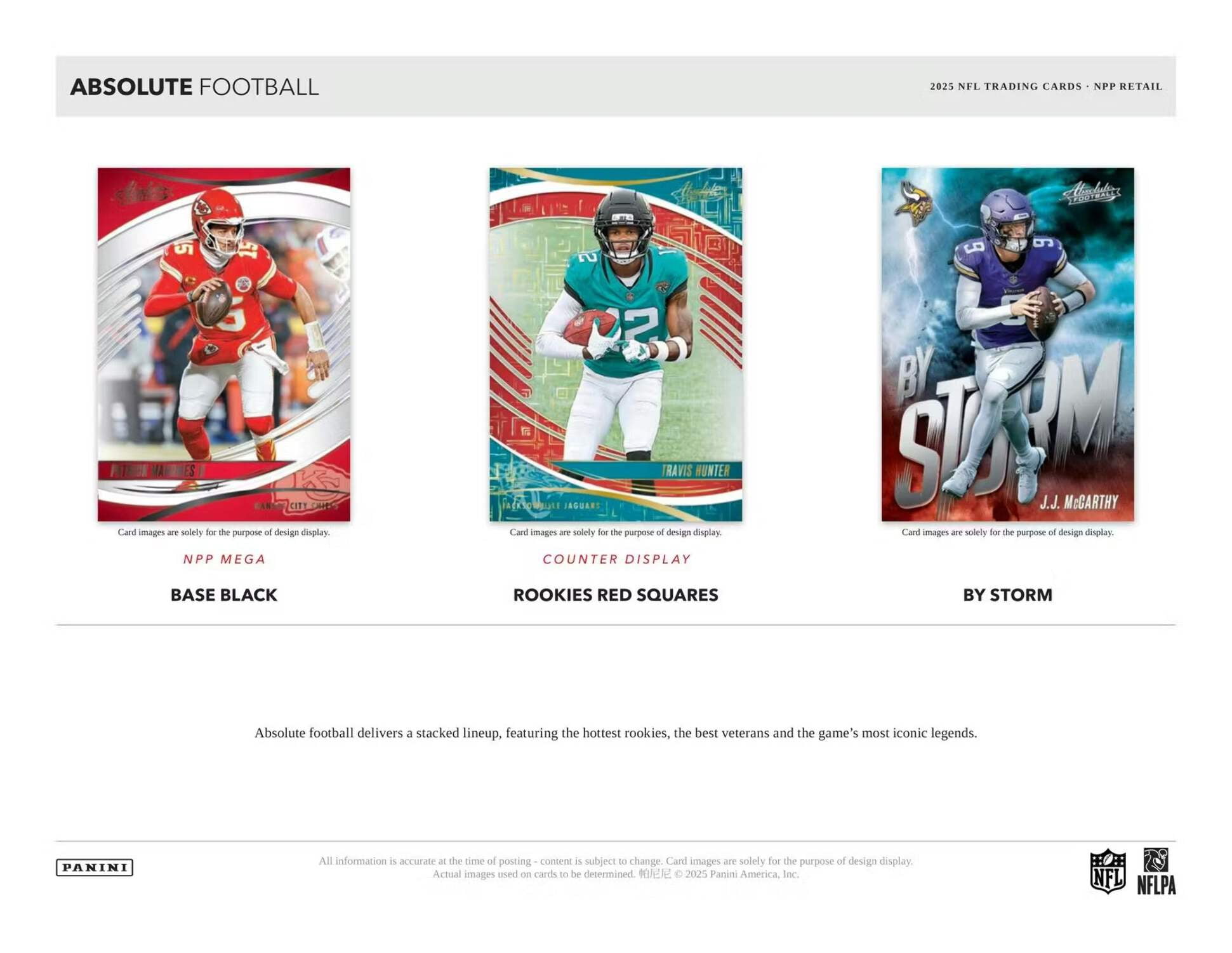 2025 Panini Absolute Football Mega Box (Factory Sealed Mega 20-Box Case)