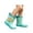 Green, variant on Toddler Kids Rainproof Light Up Rain Boots Patterns and Glitter Boots or Boys Girls