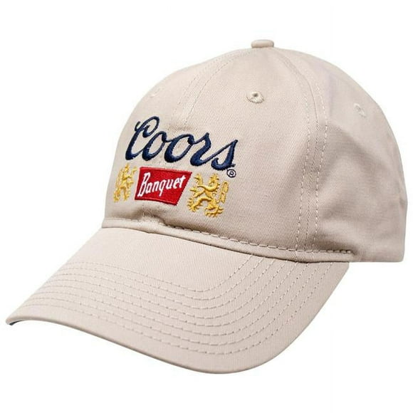 Coors 795557 Coors Banquet Beer Logo Adjustable Khaki Hat