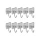 thumbnail image 2 of 10 Paquetes de Ganchos de Pared Adhesivos Transparentes Sin Clavos, Resistentes y de Hasta 9 Kg, Reutilizables, de Plástico, para Cocina, Baño, Dormitorio, Sala de Estar y Organización., 2 of 6