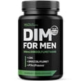 thumbnail image 1 of DIM 300mg For Men, Estrogen Blocker & Aromatase Inhibitor | Men’s Hormone Balance & Fitness Booster Supplement with Diindolylmethane Plus CDG & Sulforaphane for Mens Health | Gluten-Free | 60 Capsules, 1 of 5