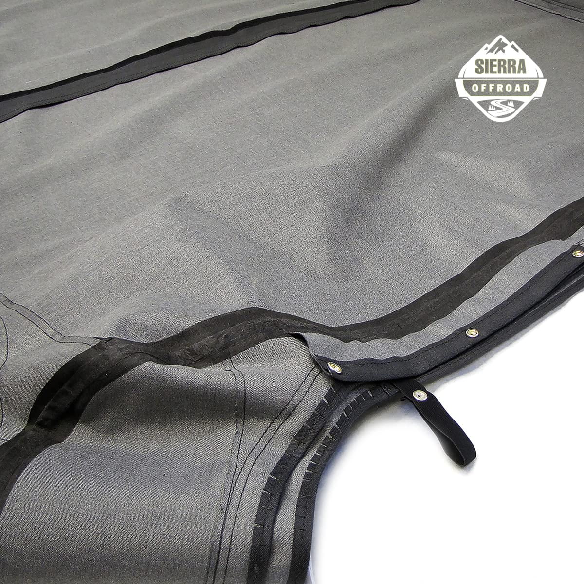Sierra Offroad Replacement Soft Top, fits Jeep Wrangler TJ Model 1997-2006, Premium Marine-Grade Denim Vinyl, Factory Quality and Precision Fit, Black