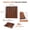 Brown + Acacia Wood#690, variant on 30 PCS Interlocking Deck Tiles Striped Pattern, 12x12 Hardwood Outdoor Flooring for Patio, Balcony, Pool Side, Brown