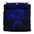 thumbnail image 2 of Juego de Cama Vikingo Raven Vegvisir Tattoo Versión Azul Juego de Cama RLT12, 2 of 5