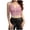 Pink, variant on Women's Sequin Patchwork Chain Vest top wtih Short Straps for a XS White